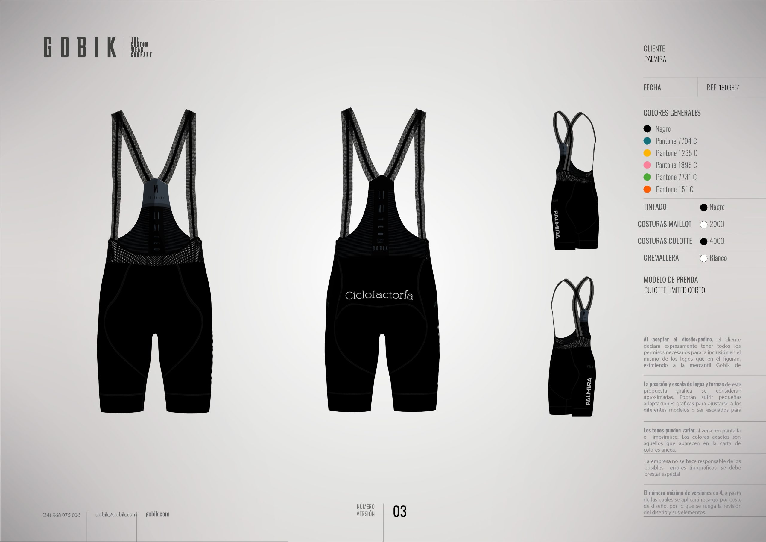 Culotte C.C. Palmira Gobik GRIT K10 Cargo - Imagen 3