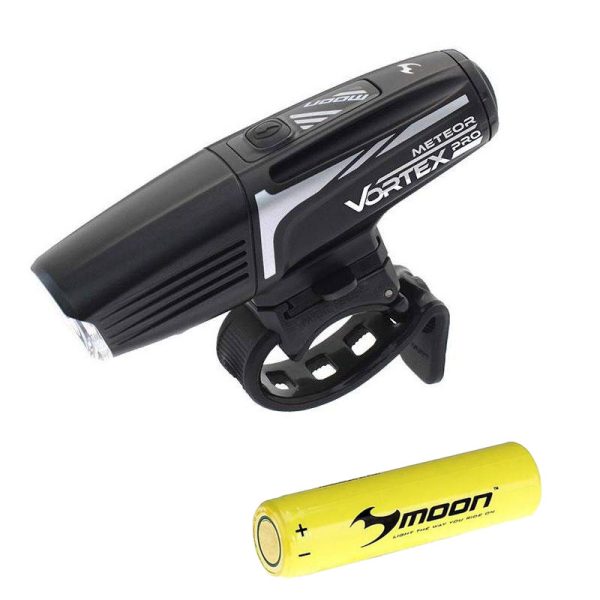 Pack Luz Moon Vortex Pro 1300 lm + 1 Batería Extra