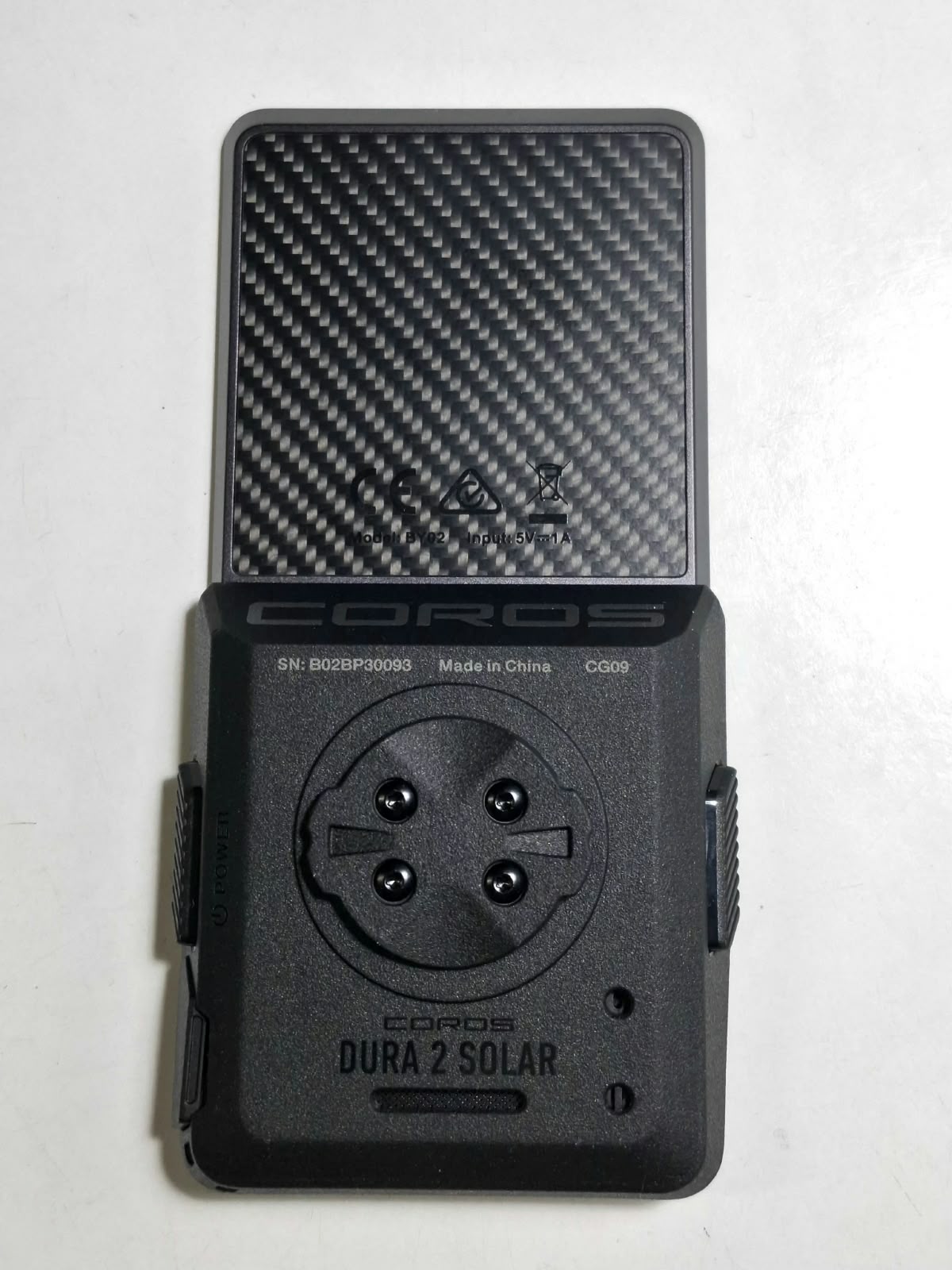 Coros Dura 2 - Ciclocomputador Solar Trasera 2