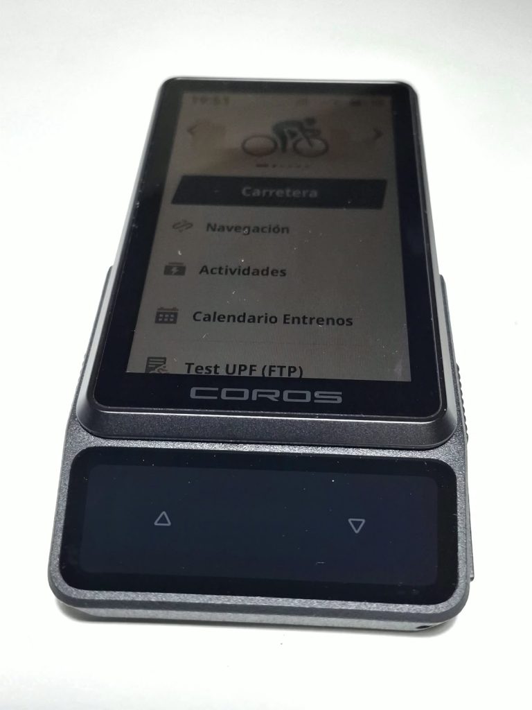 Coros Dura 2 - Ciclocomputador Solar - Pantalla